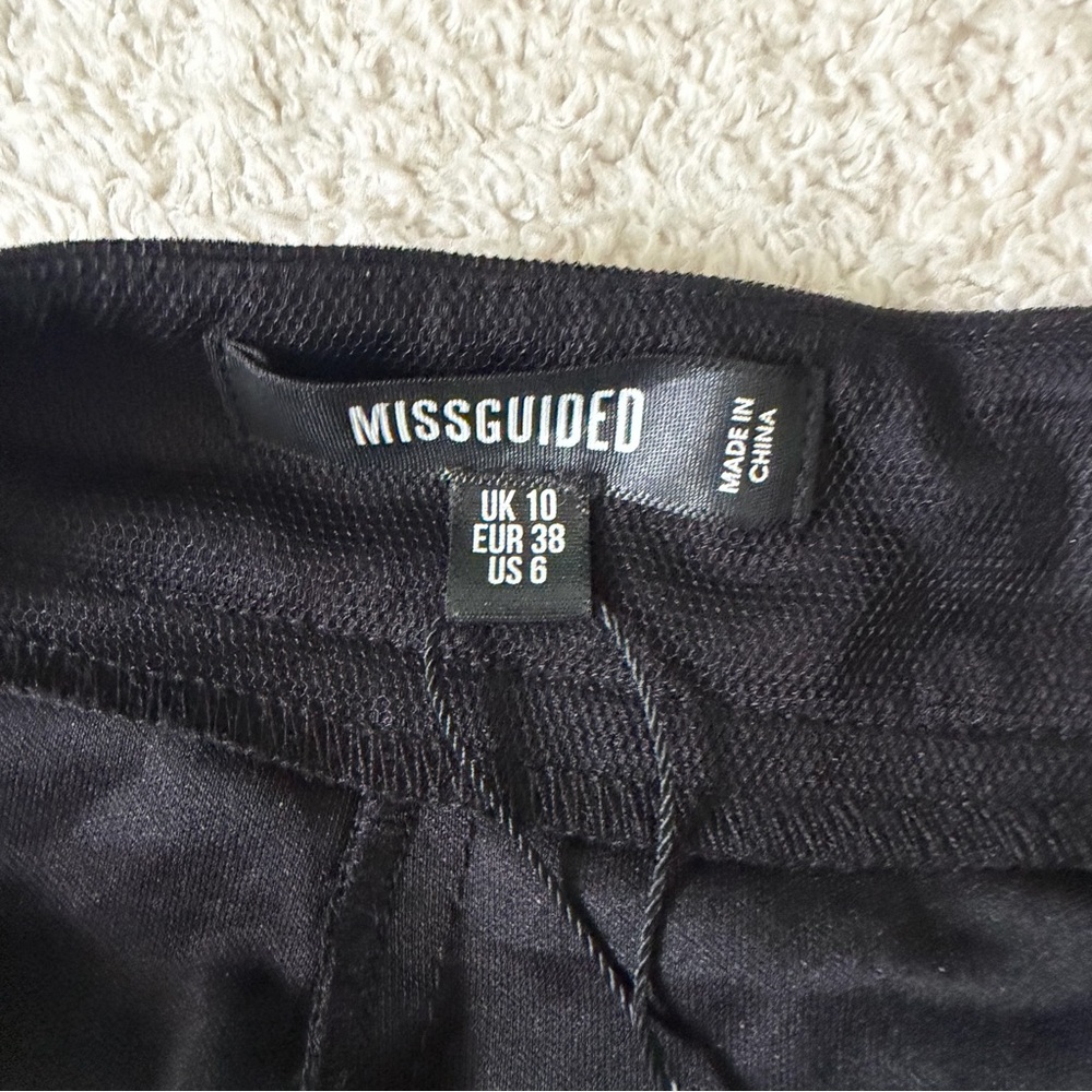 NWT Missguided Tulle Tie Front Floaty Shorts sz 6 - Picture 9 of 10
